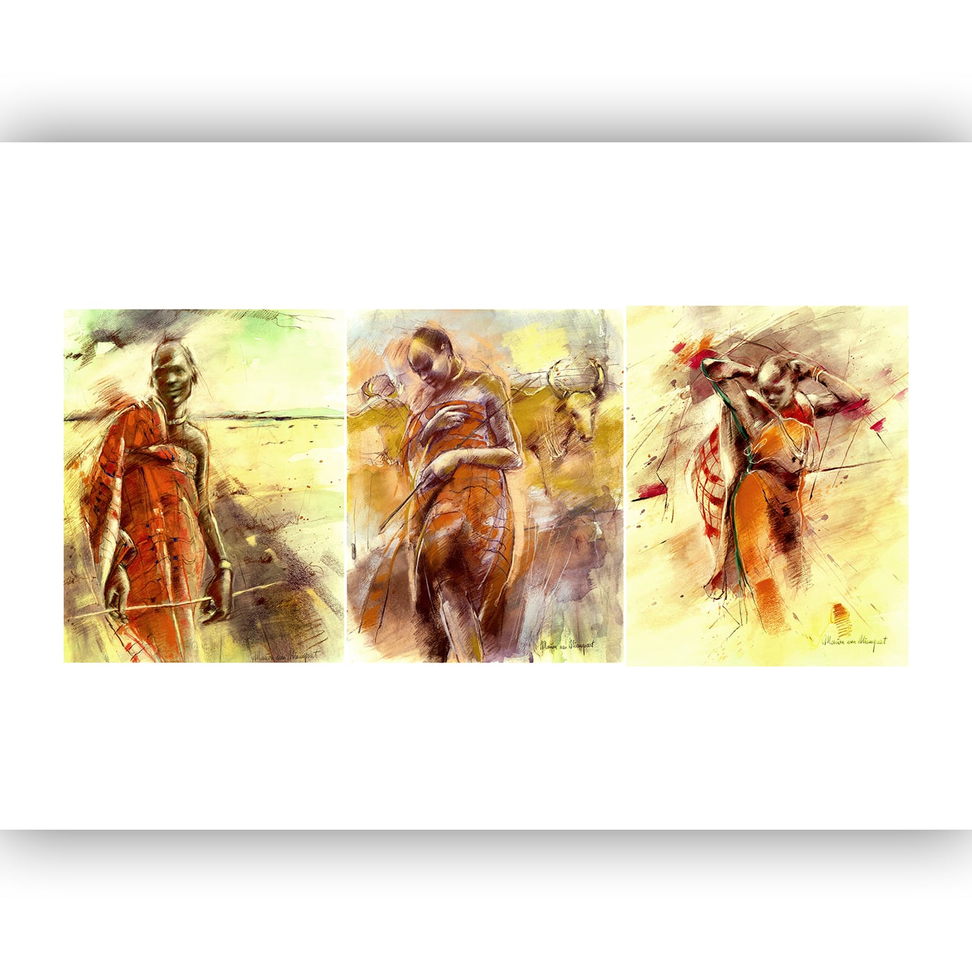 Collage van Masaai Mara