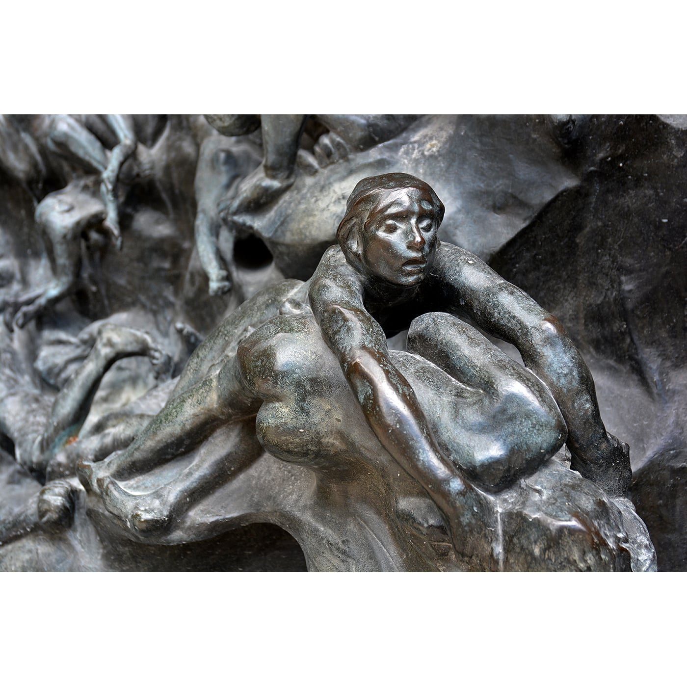 Rodin, Poorten van de Hel, Parijs, Frankrijk. Print 1.