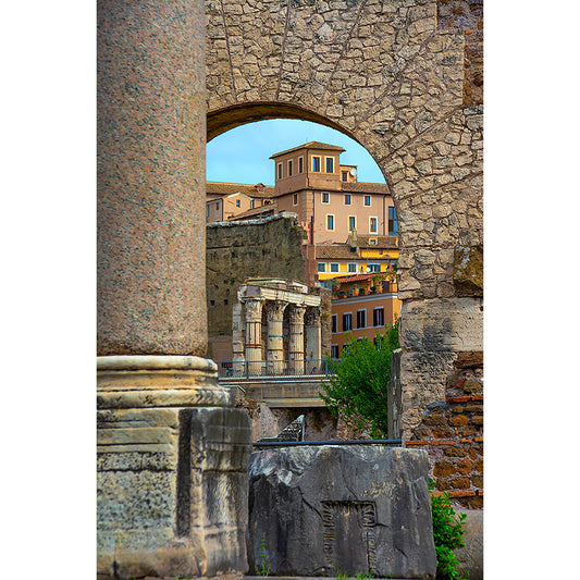 Rome, Italië 'Forum Romanum' doorkijkje