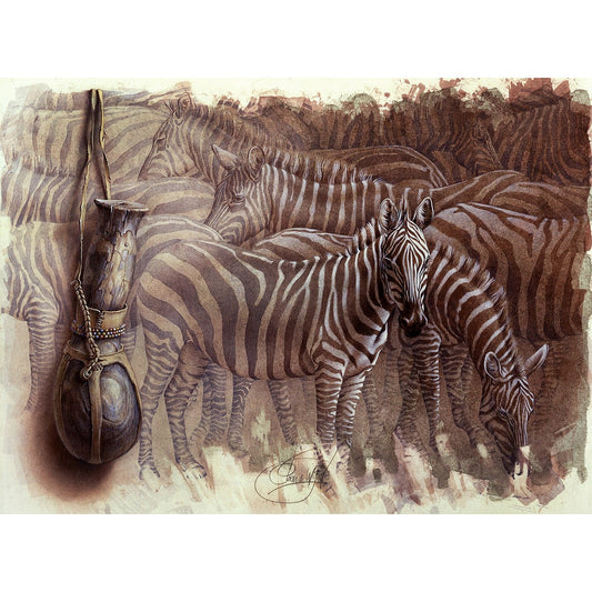 Zebras: integrating safari vibes into your home decor. Watercolour painting, Art print