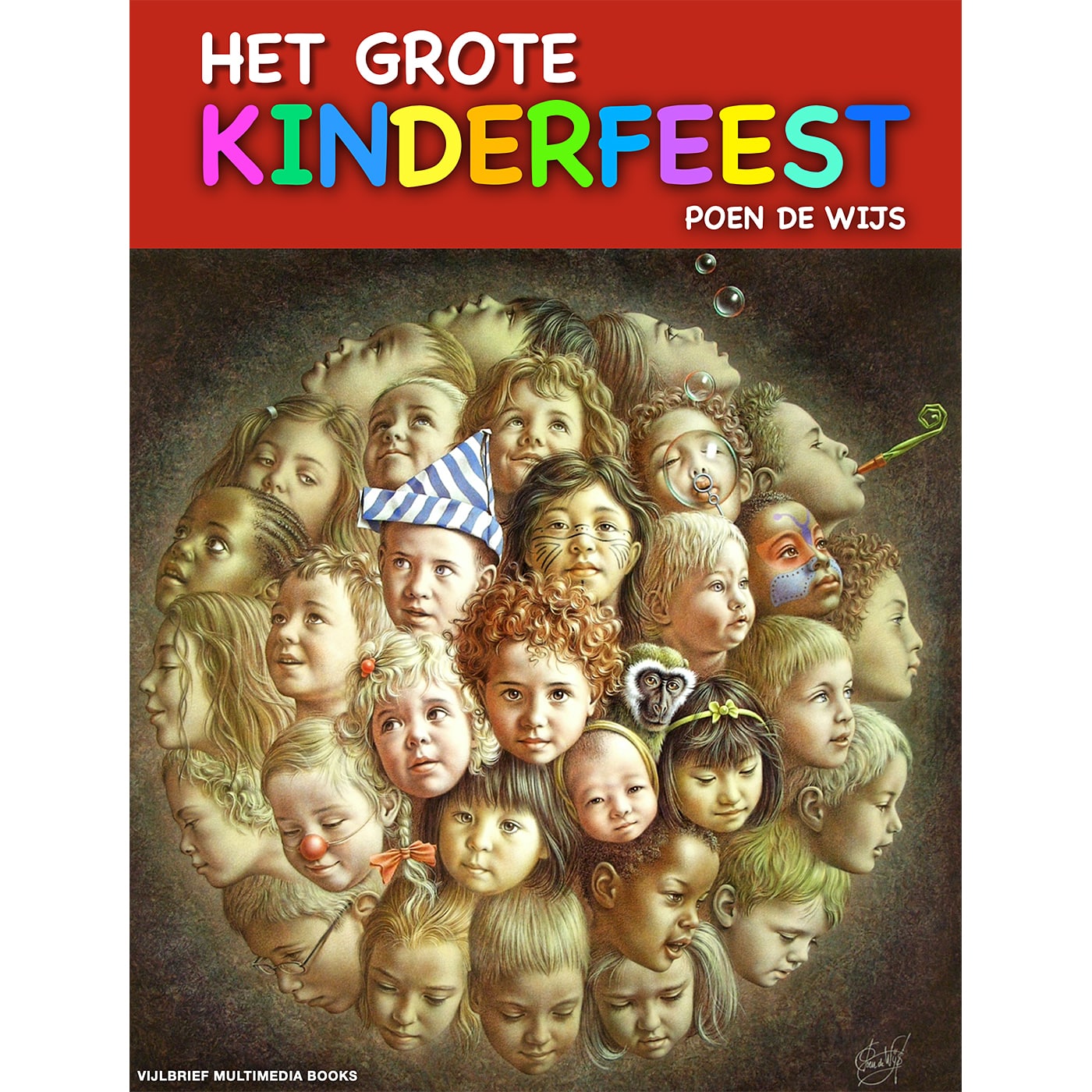 Het grote kinderfeest, digitaal boek met video, door Poen de Wijs